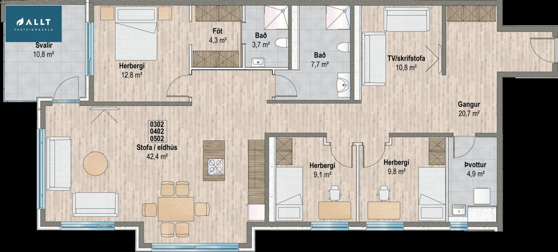 Asparlaut 26, 230 Reykjanesbær