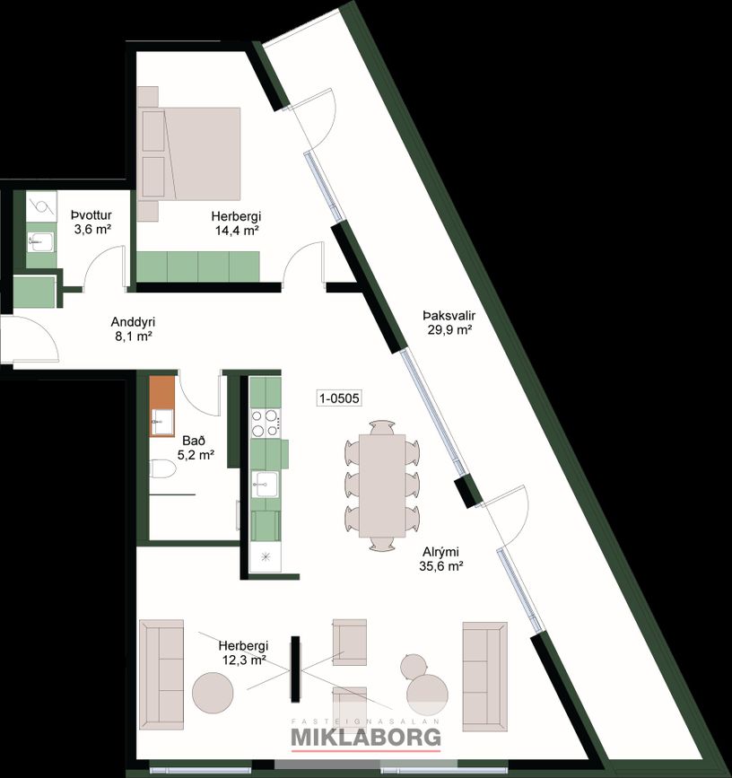 Mýrargata 41 - 0505, 101 Reykjavík