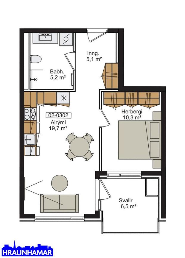 Hringhamar 33 - 0302, 221 Hafnarfjörður