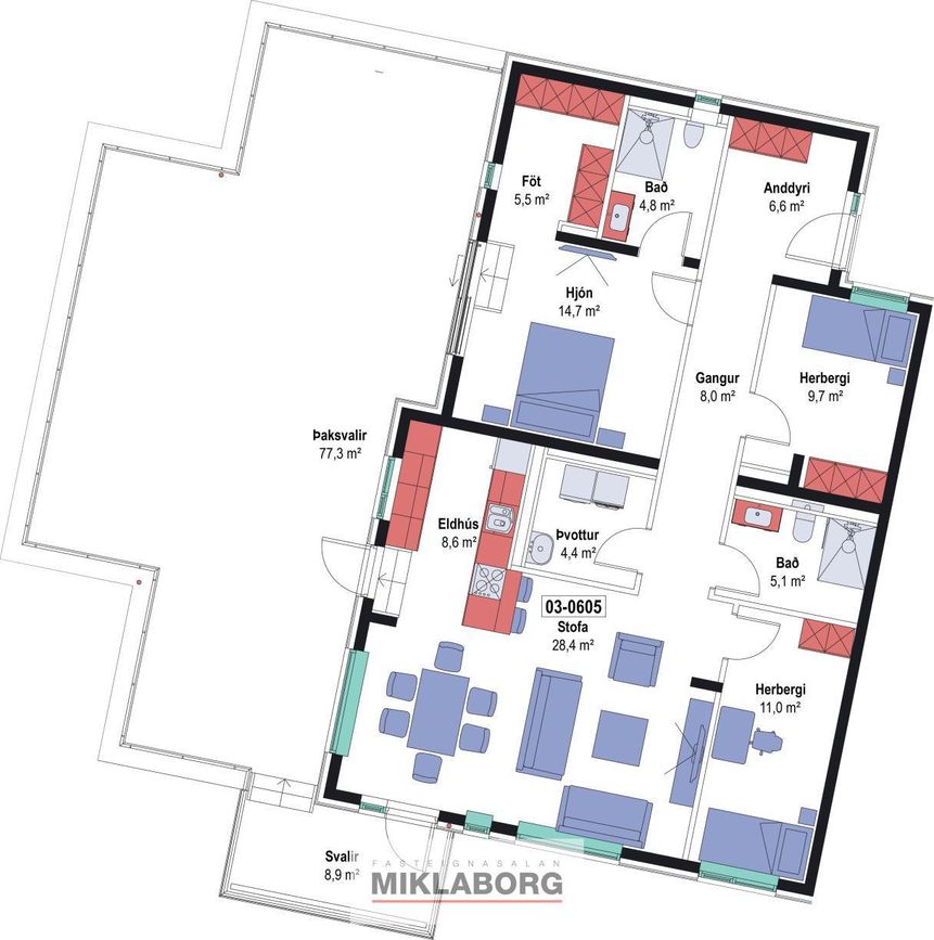 Hringhamar 25 - 0605, 221 Hafnarfjörður