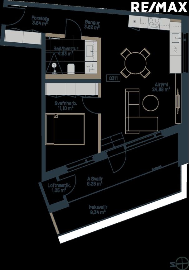Hafnarbraut 18B - 0311, 200 Kópavogur
