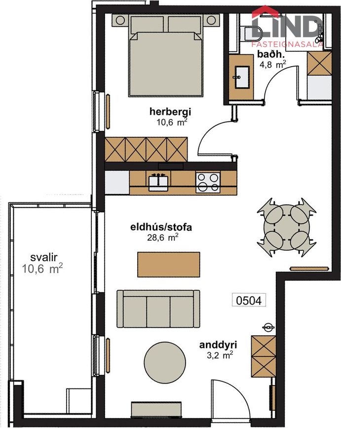 Hringhamar 17 - 0504, 221 Hafnarfjörður