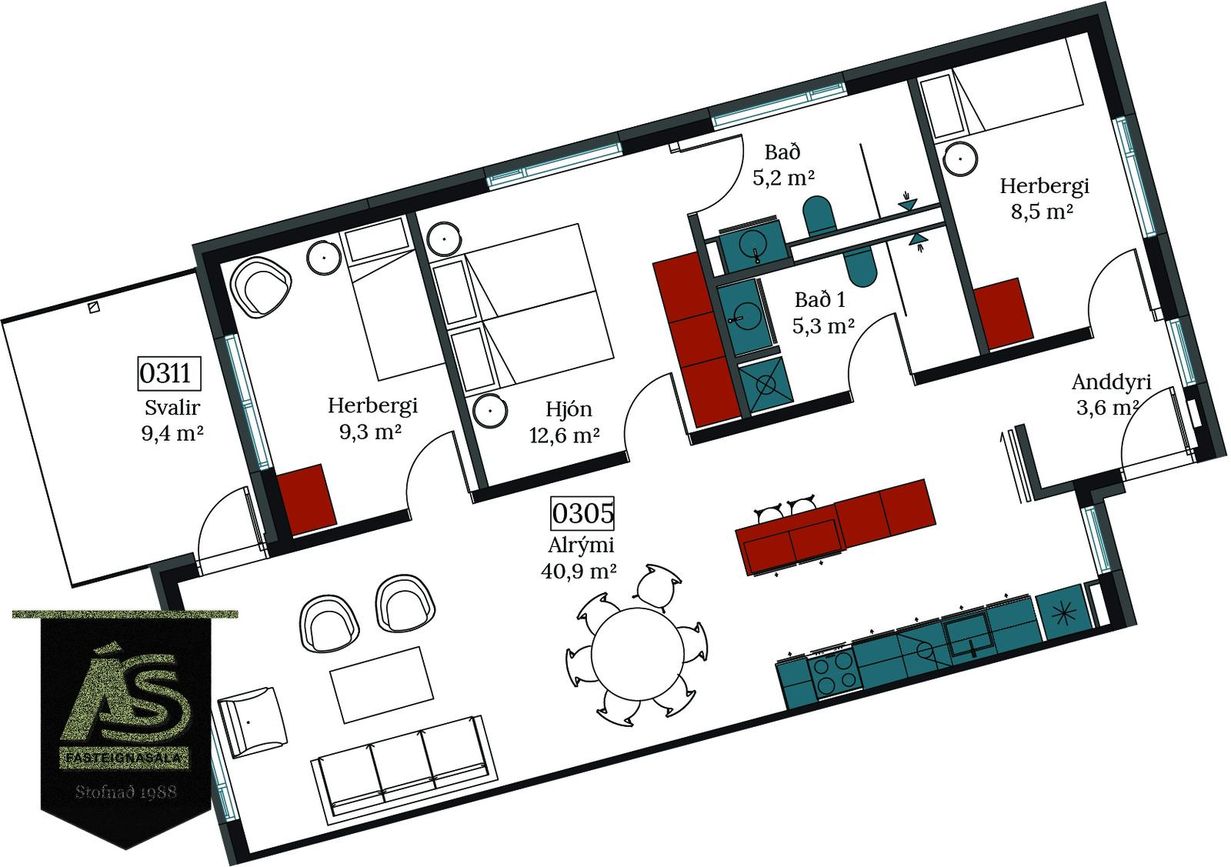 Áshamar 20 - 0305, 221 Hafnarfjörður