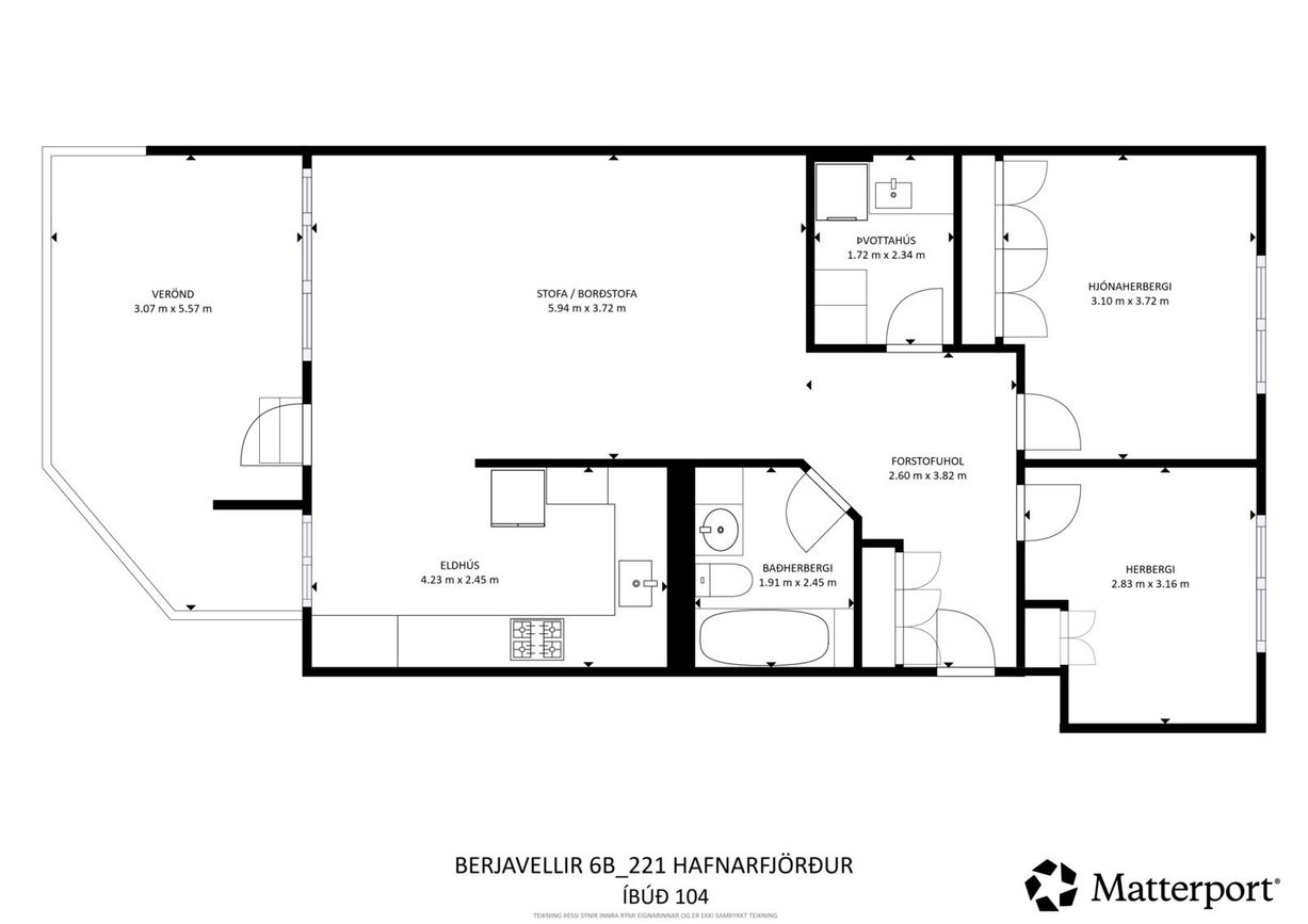 Berjavellir 6B, 221 Hafnarfjörður