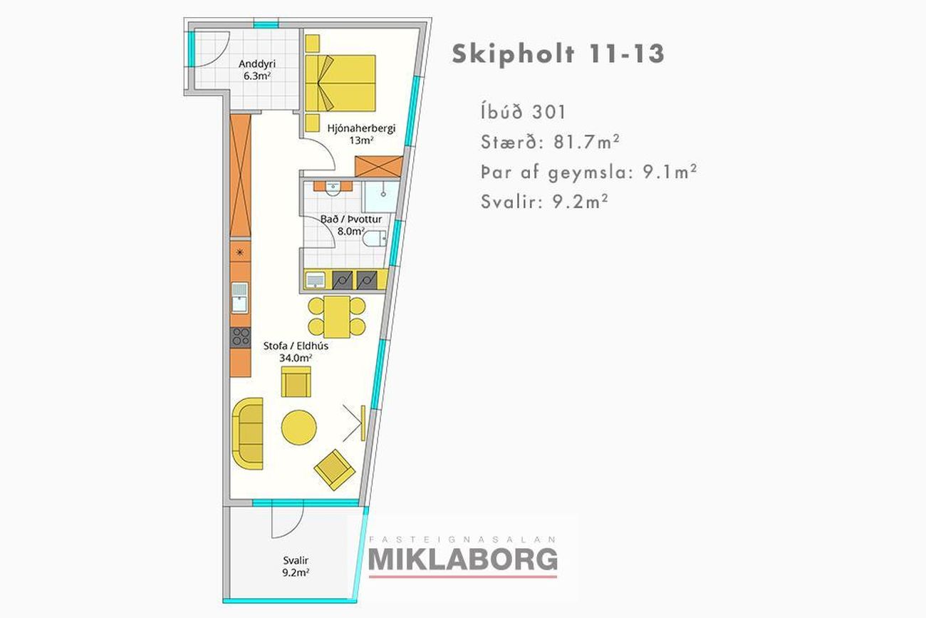 Skipholt 11 11-13, 105 Reykjavík