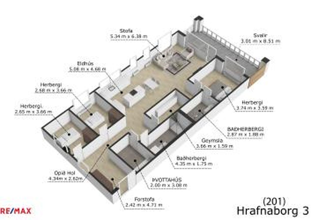 Hrafnaborg 3, 190 Sveitarfélagið Vogar