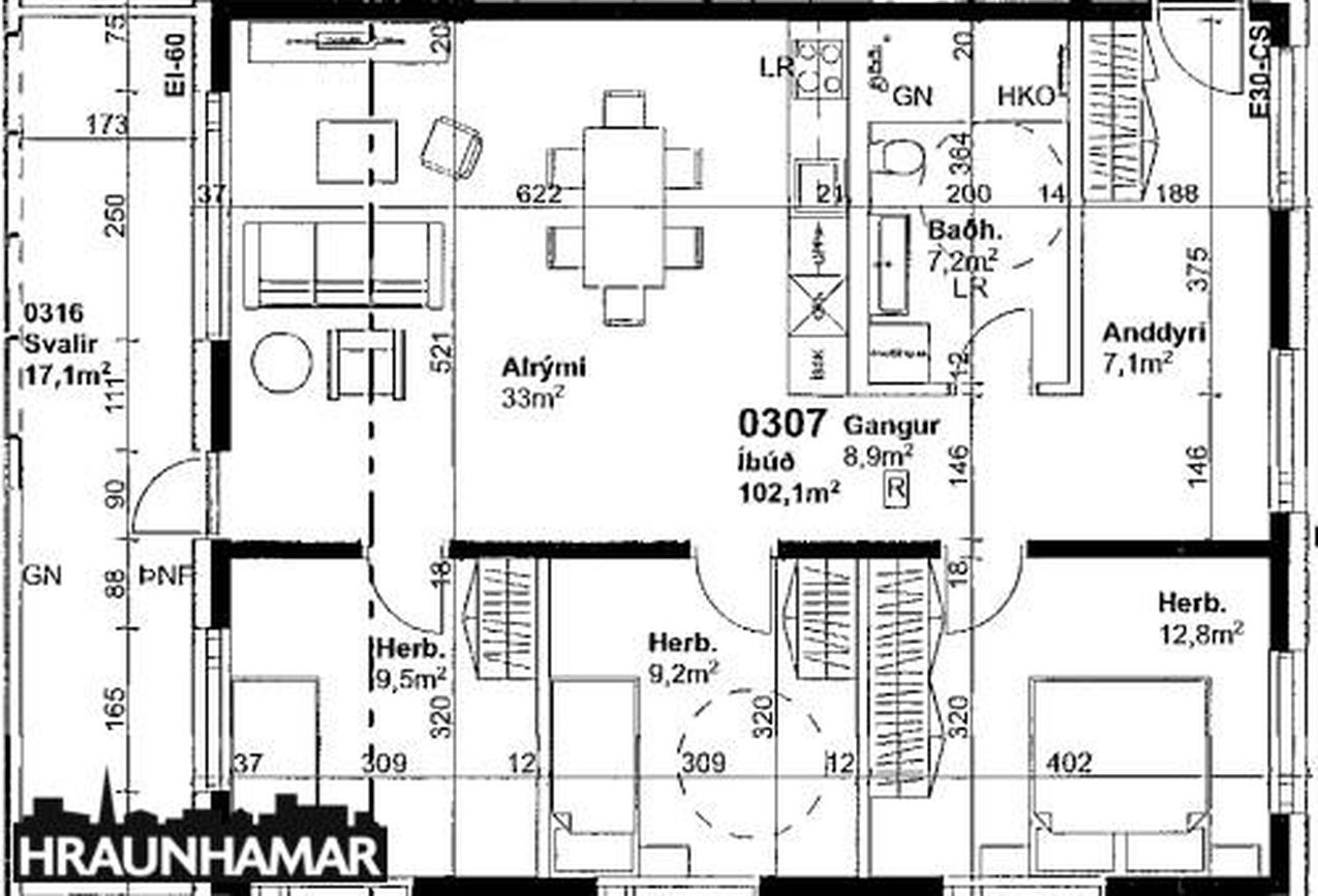 Hringhamar 7 - 0307, 221 Hafnarfjörður