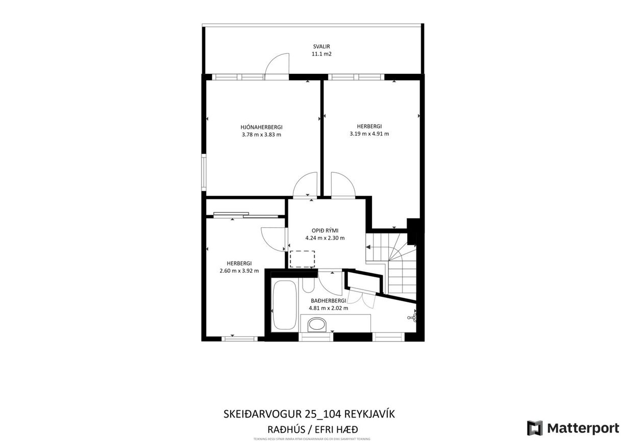 Skeiðarvogur 25 - 0101, 104 Reykjavík