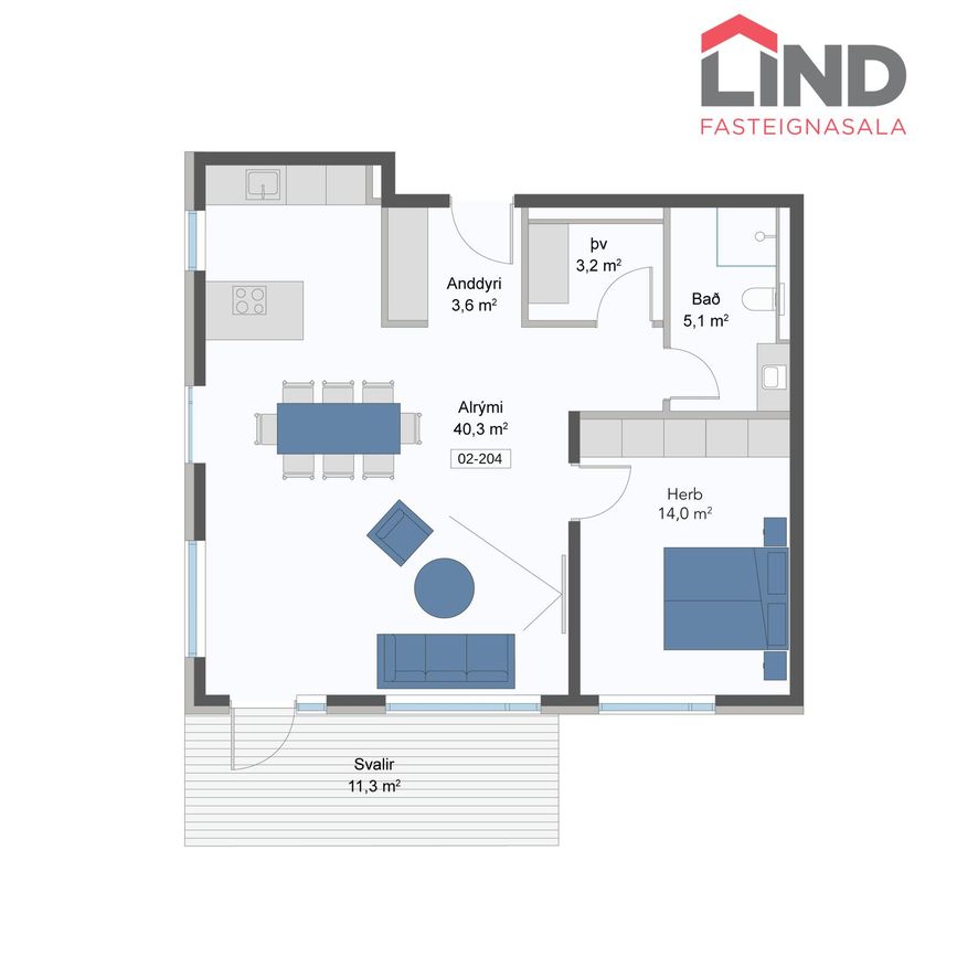 Urriðaholtsstræti 11 - 0204, 210 Garðabær