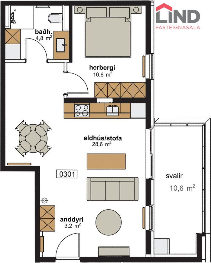 Hringhamar 17 - 0301, 221 Hafnarfjörður