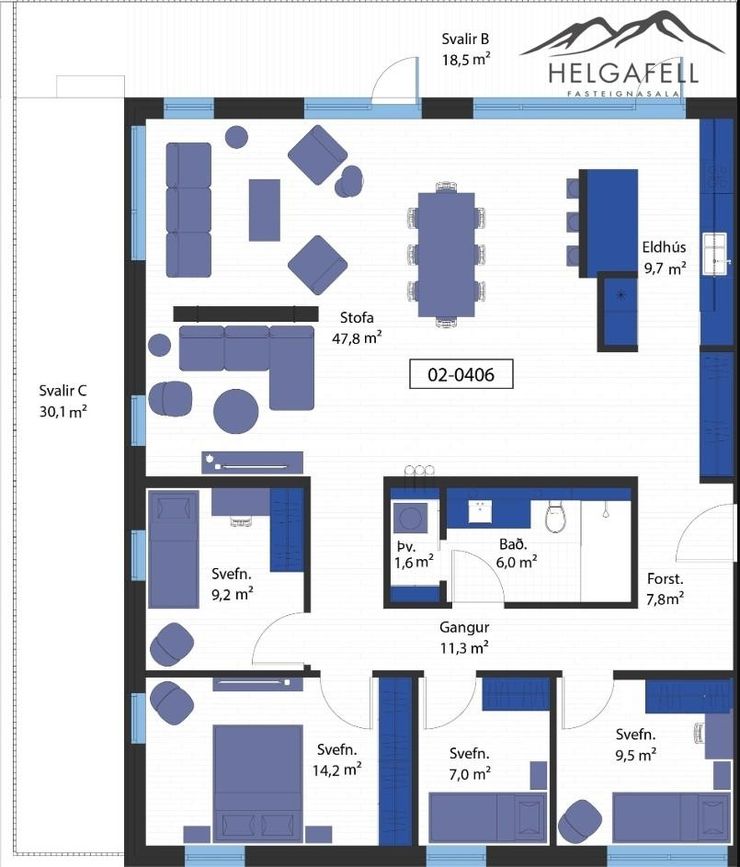Áshamar 7 - 0406, 221 Hafnarfjörður