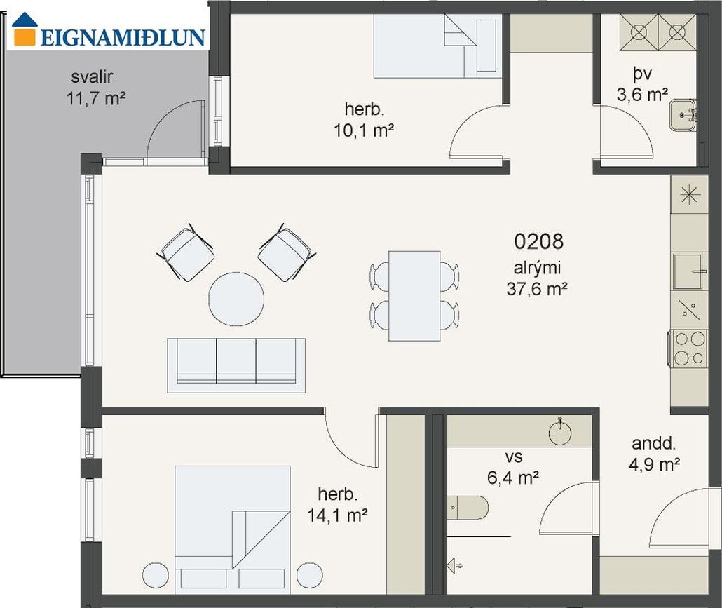 Skólatröð 4, 200 Kópavogur