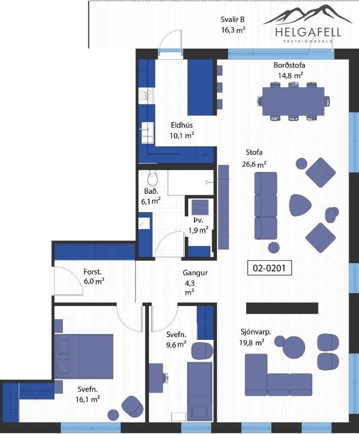 Áshamar 5 - 0201, 221 Hafnarfjörður