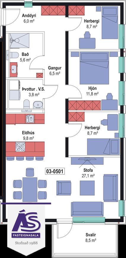 Hringhamar 25 - 0501, 221 Hafnarfjörður