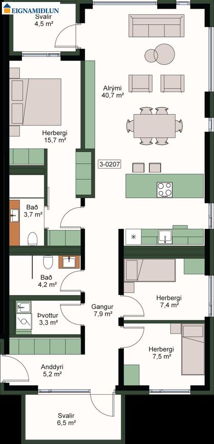 Ánanaust 5 - 0207, 101 Reykjavík