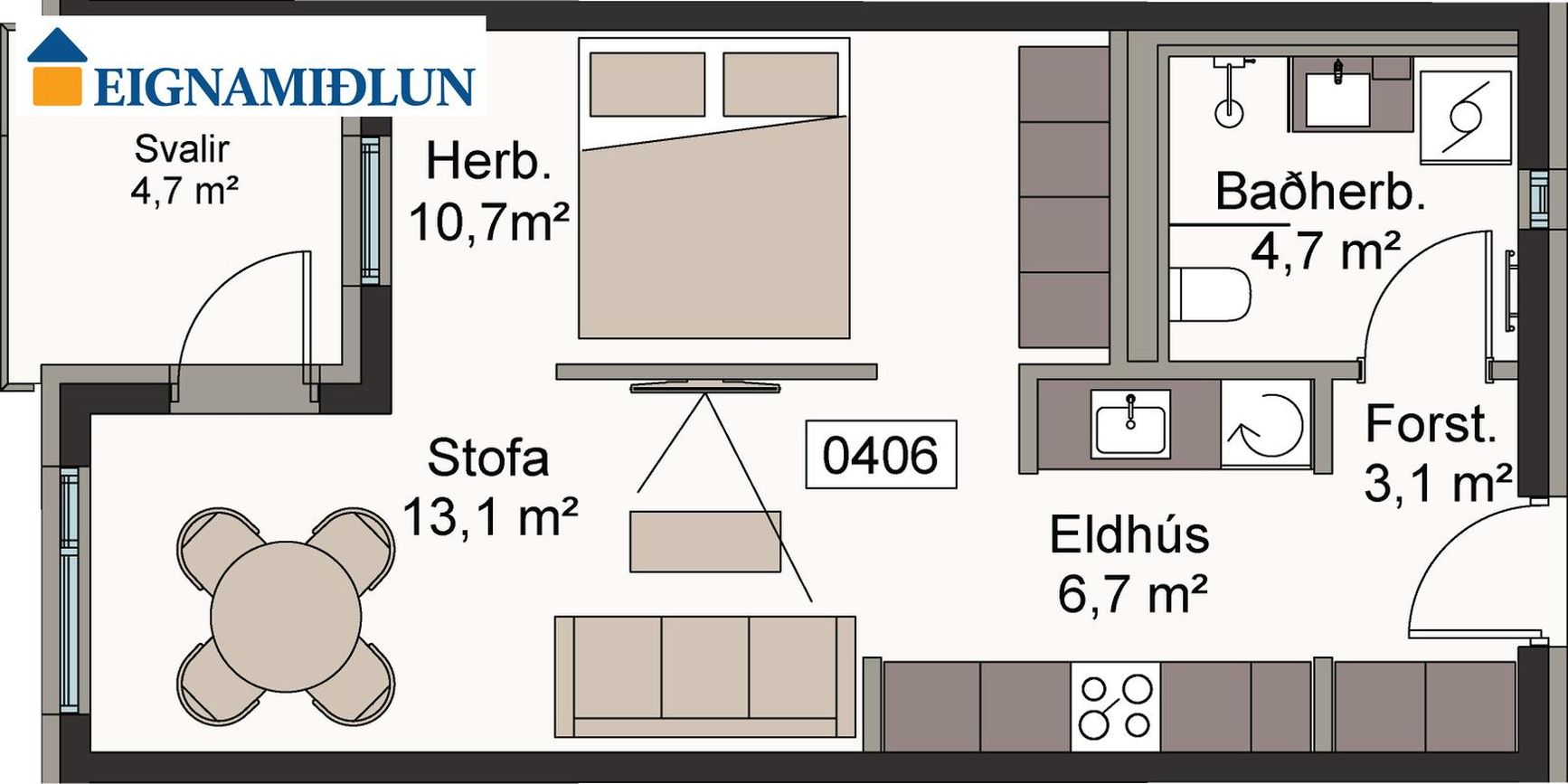 Borgartún 24A - 0406, 105 Reykjavík