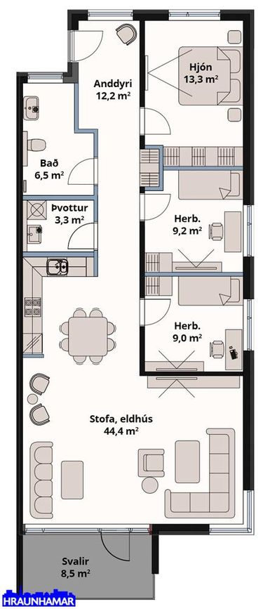 Suðurhella 14 - 0201, 221 Hafnarfjörður