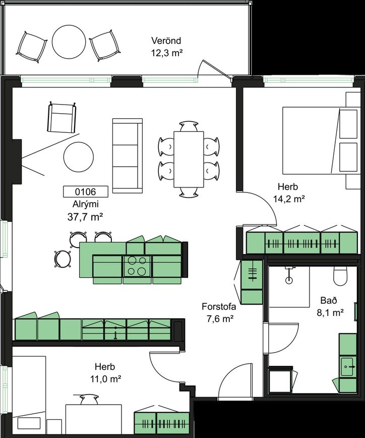 Móavellir 6, 260 Reykjanesbær
