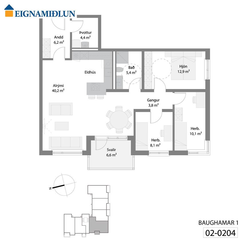 Baughamar 1, 221 Hafnarfjörður