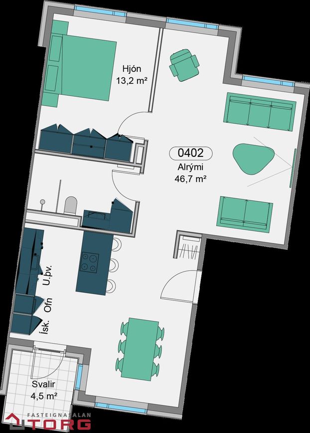 Vetrarbraut 2 - 0402, 210 Garðabær