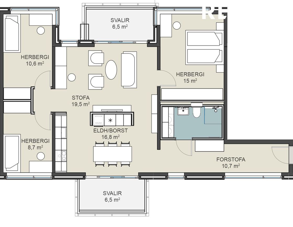 Dugguvogur 1 - 0405, 104 Reykjavík