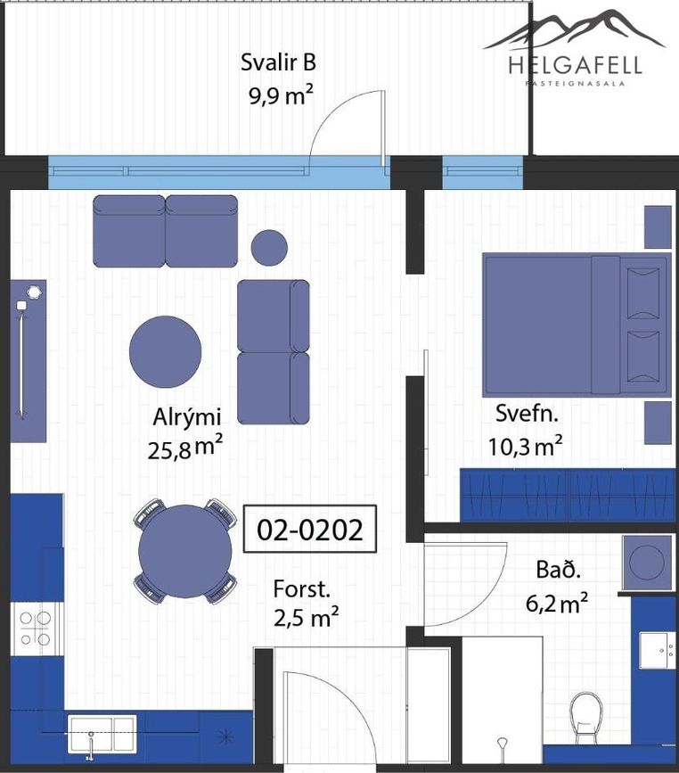 Áshamar 5 - 0202, 221 Hafnarfjörður