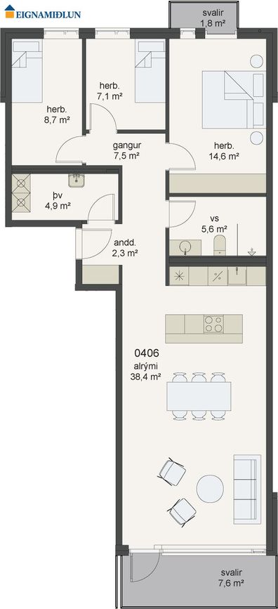 Hávegur 4, 200 Kópavogur