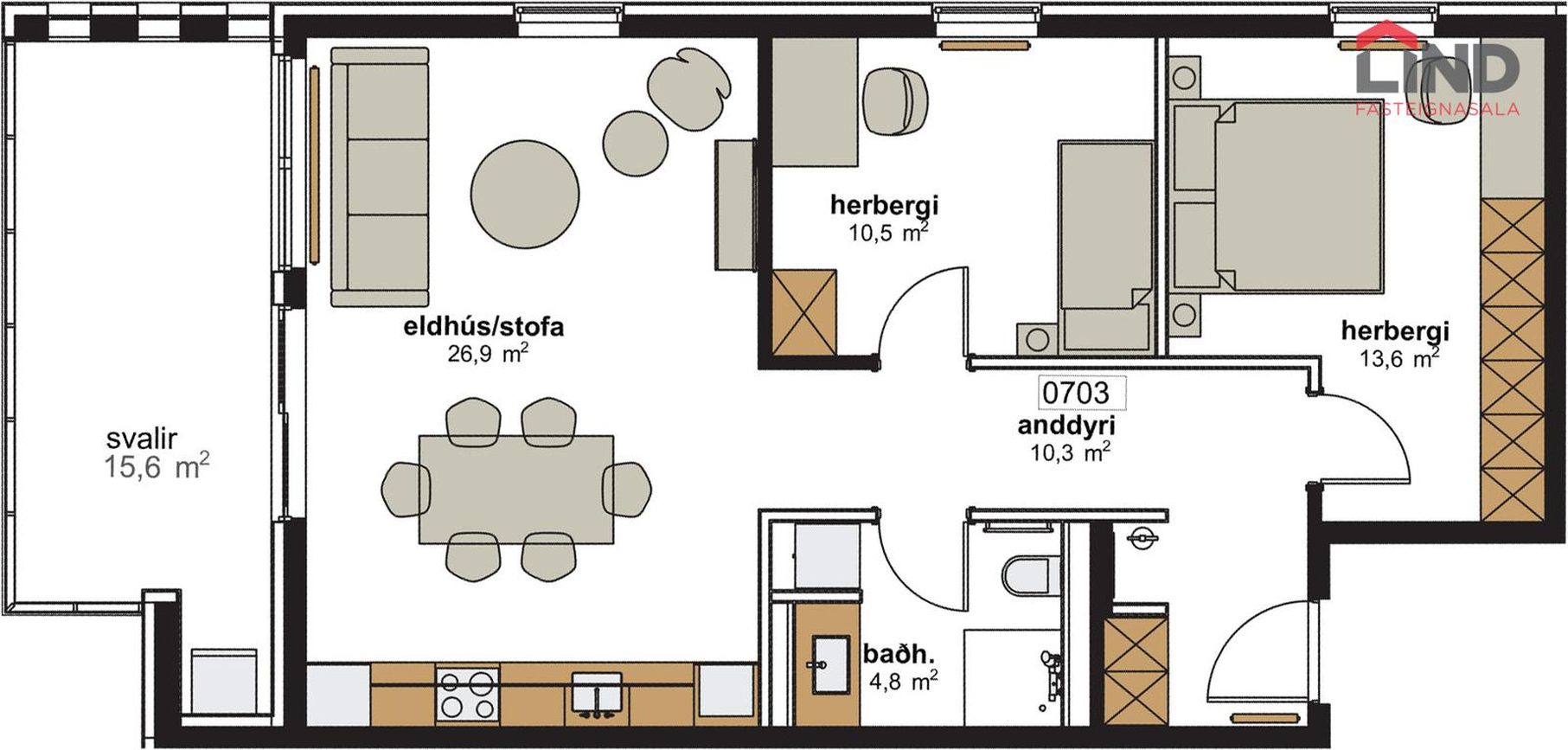 Hringhamar 19 - 0703, 221 Hafnarfjörður