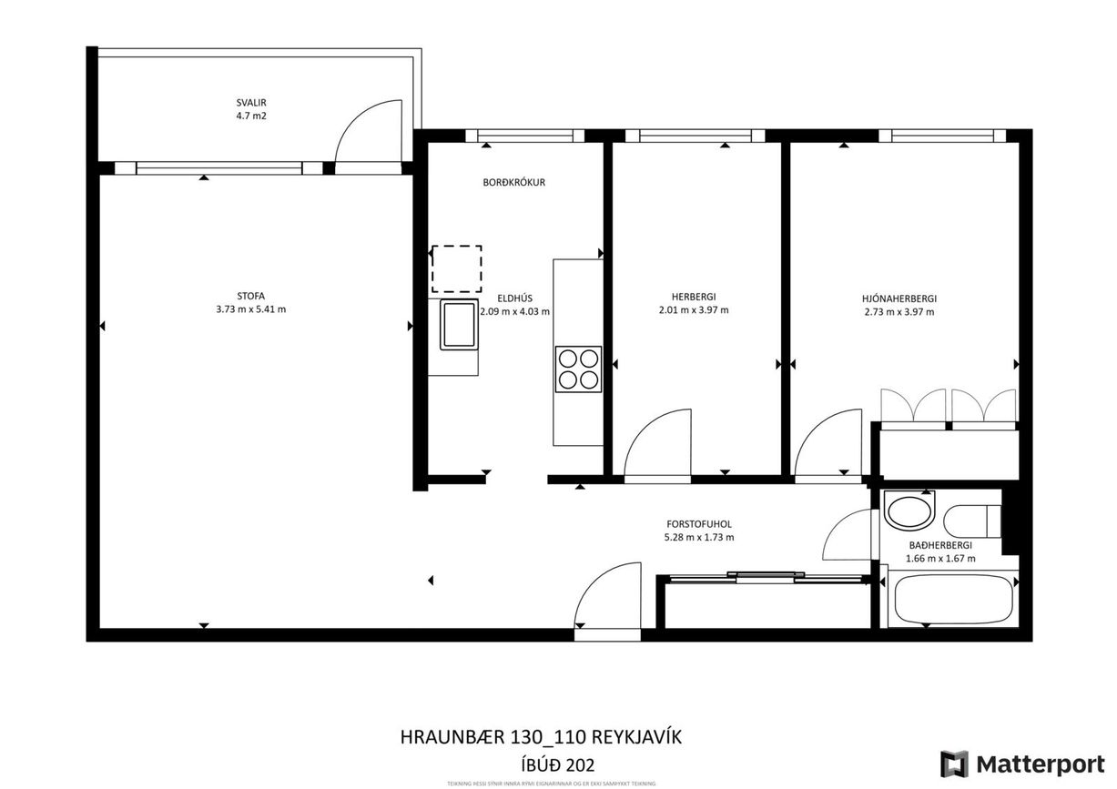 Hraunbær 130 - 0202, 110 Reykjavík