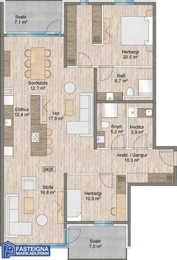Naustavör 64, 200 Kópavogur