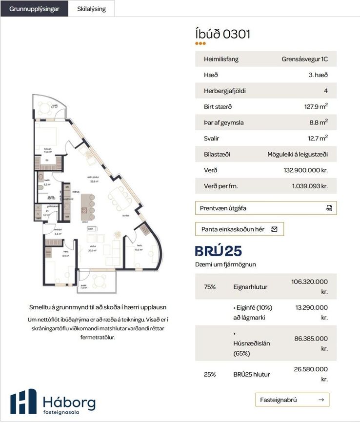 Grensásvegur 1C, 108 Reykjavík