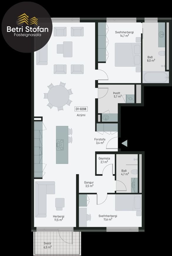 Suðurlandsbraut 42B - 0208, 108 Reykjavík