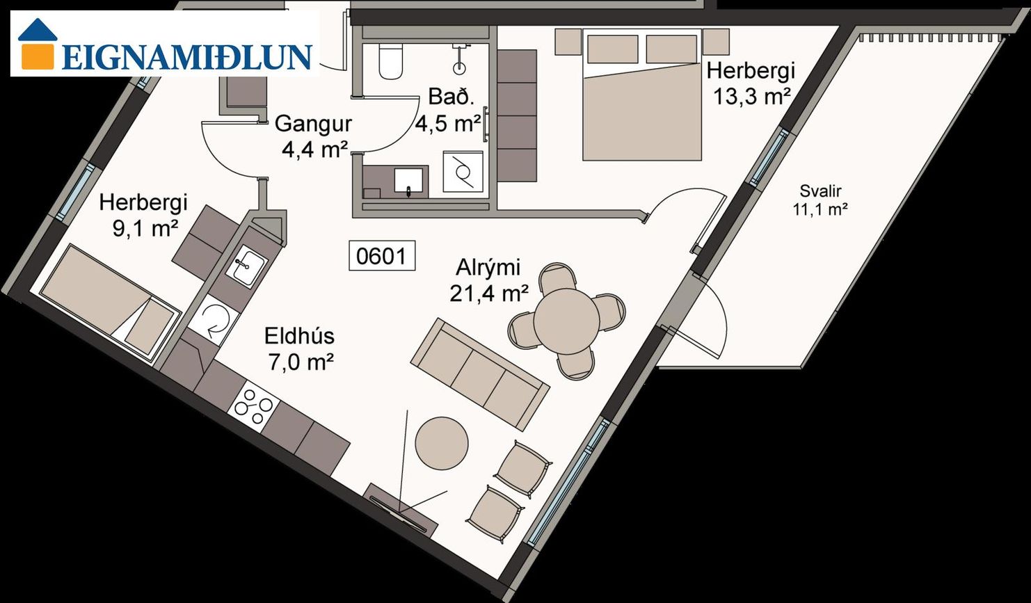 Borgartún 24B - 0601, 105 Reykjavík