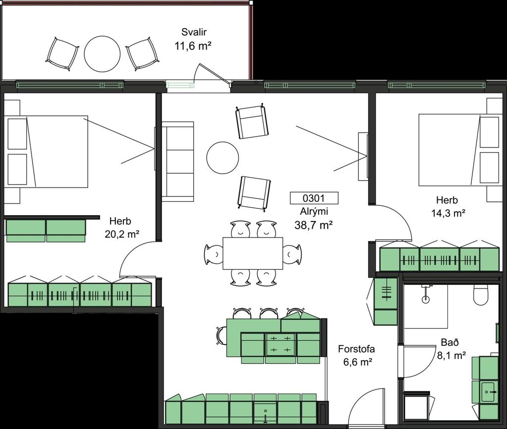 Móavellir 6 - 0301, 260 Reykjanesbær